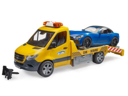 Bruder MB Sprinter Odtahový vůz se sportovním autem 1:16 